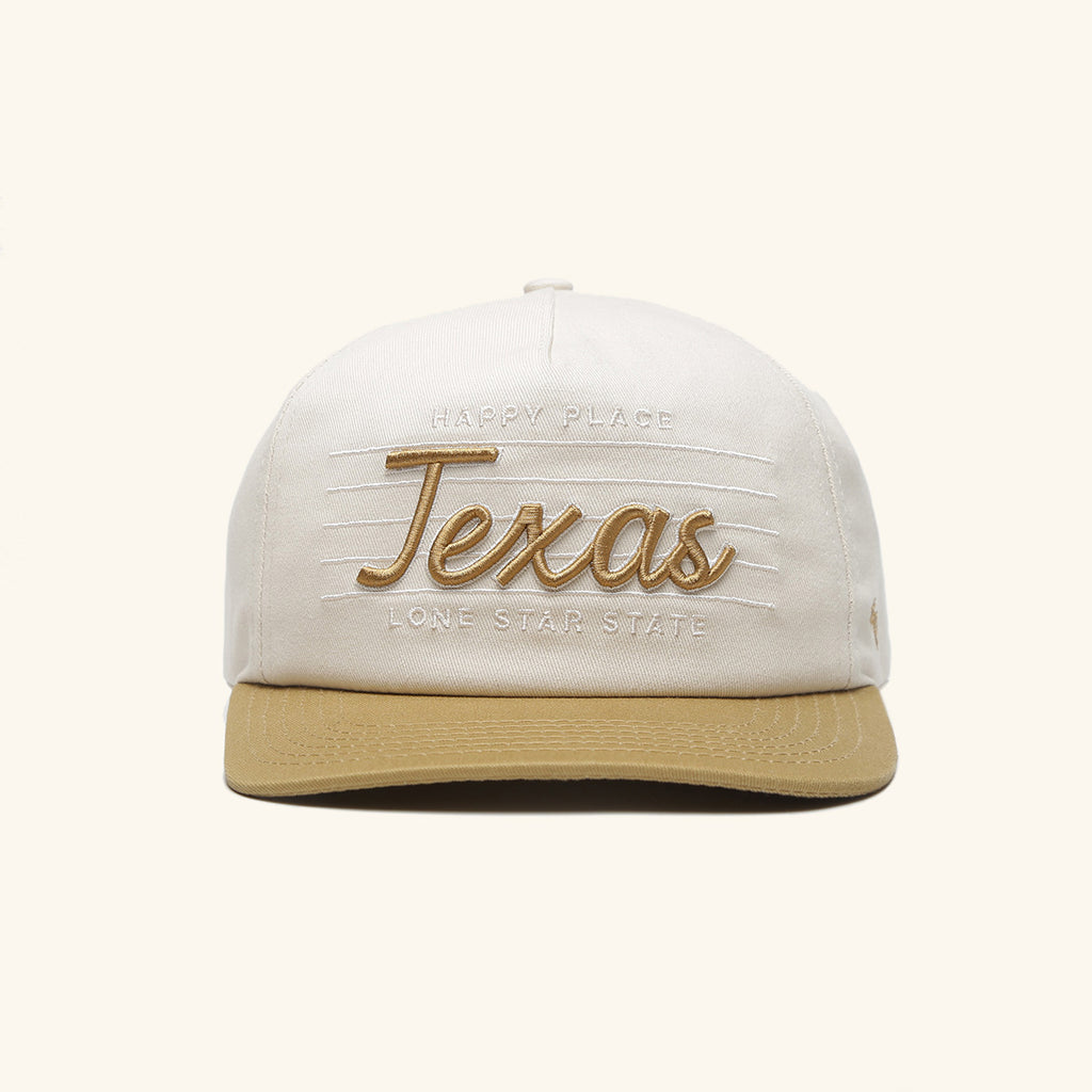 Texas Hometown Thrift Snapback - Natural/Khaki
