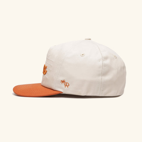 Texas Hometown Thrift Snapback - Natural/Burnt Orange