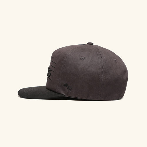 Texas Hometown Thrift Snapback - Charcoal/Black