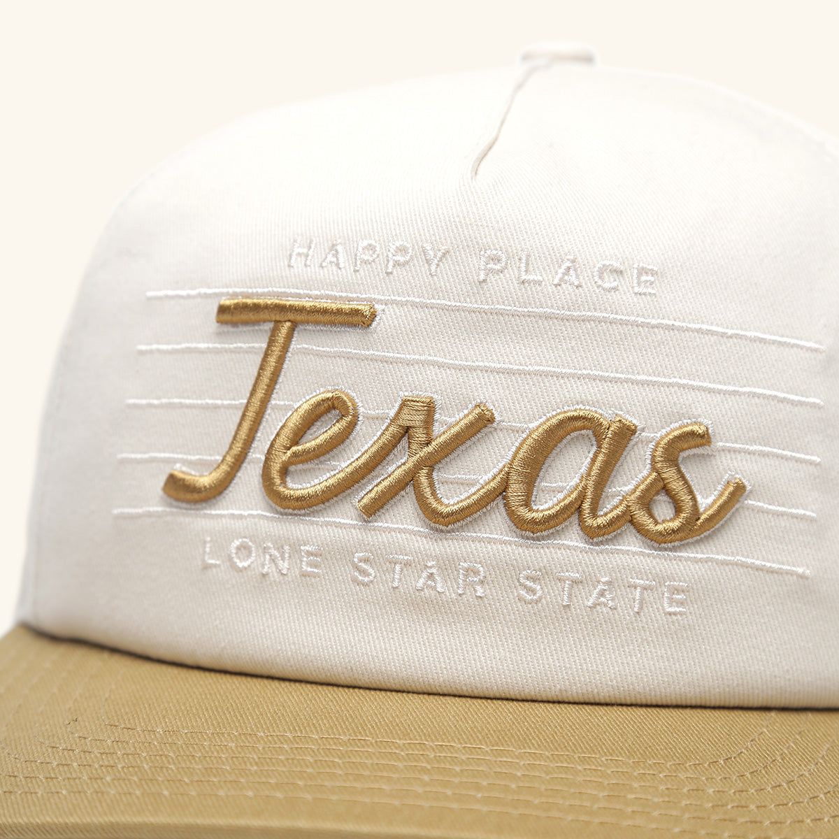 Texas Hometown Thrift Snapback - Natural/Khaki