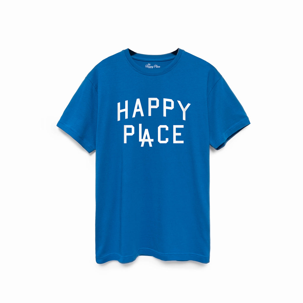 Happy Place LA Supima T-Shirt - Royal Blue [Pre-Order]