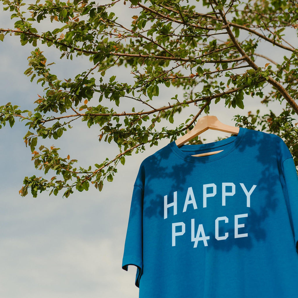 Happy Place LA Supima T-Shirt - Royal Blue [Pre-Order]