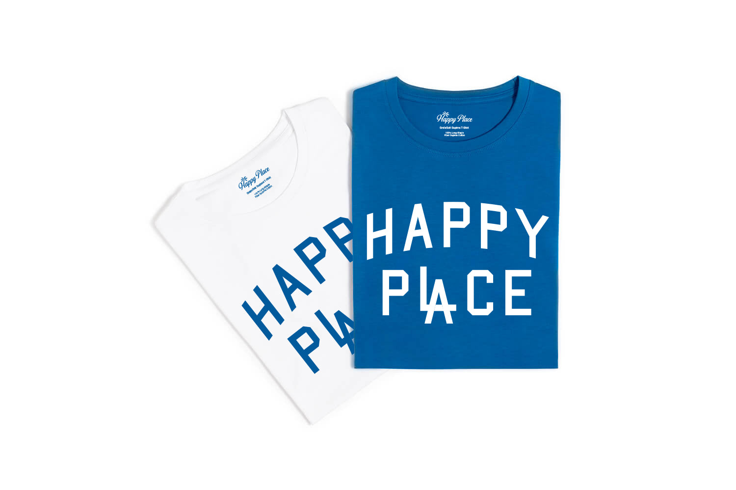 Happy Place LA Supima T-Shirt - White [Pre-Order]